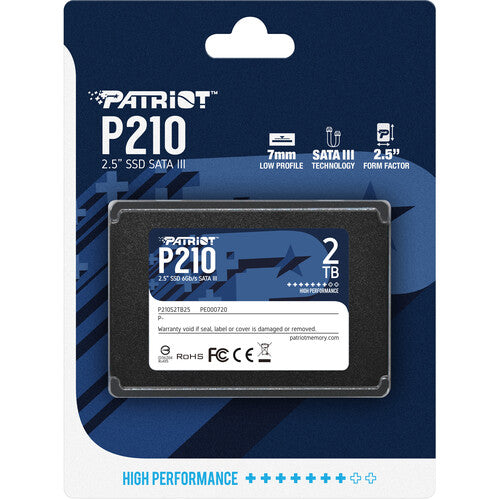 Patriot P210 Sata III 2.5" SSD