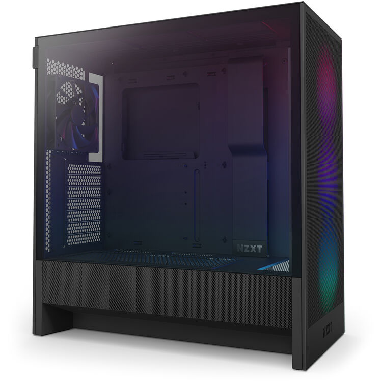NZXT H5 Flow RGB Mid-Tower Case - Black