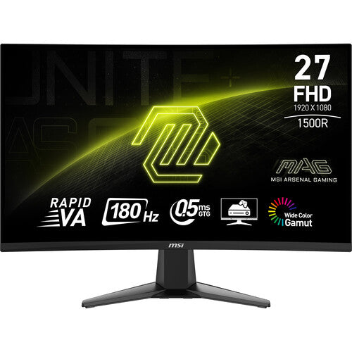 MSI MAG 27C6F 27" 180 Hz Curved Gaming Monitor