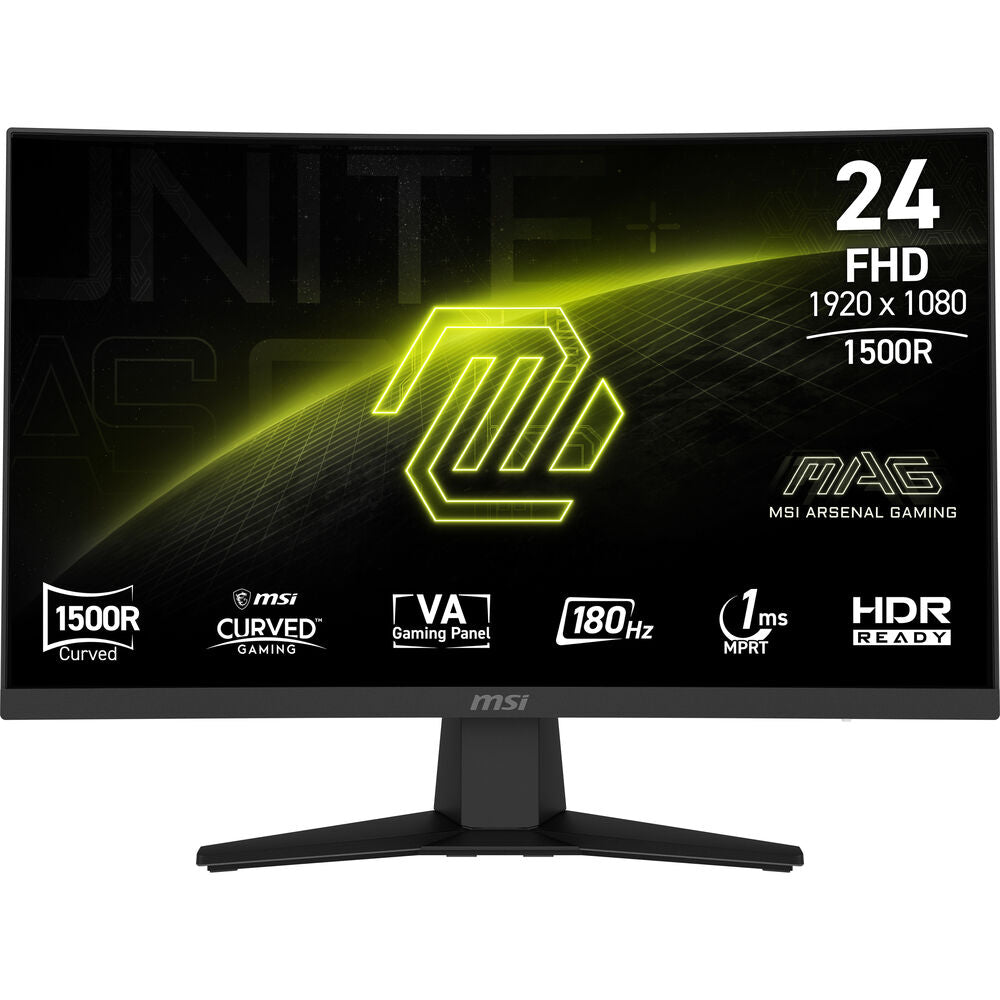 MSI MAG 244C 23.6" Full HD HDR 180 Hz Curved Gaming Monitor