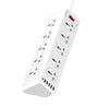 LDNIO SC10610 Surge Protector with 10*Outlets/5 *U SB / 1 * PD USB-C