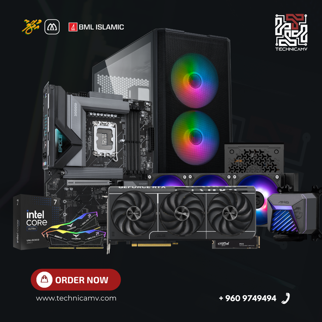 Custom Built PC - INTEL ULTRA 7 265K , RTX 5070, 32GB RAM DDR5, LIQUID COOLED