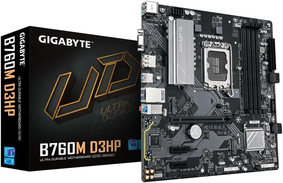 GIGABYTE B760M D3HP LGA 1700 Motherboard