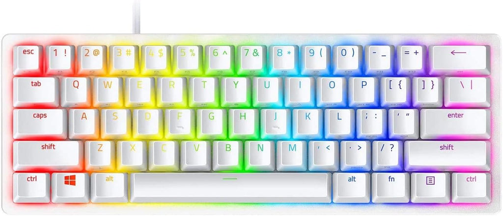 RAZER Huntsman Mini Mercury - Purple Clicky Optical Switch