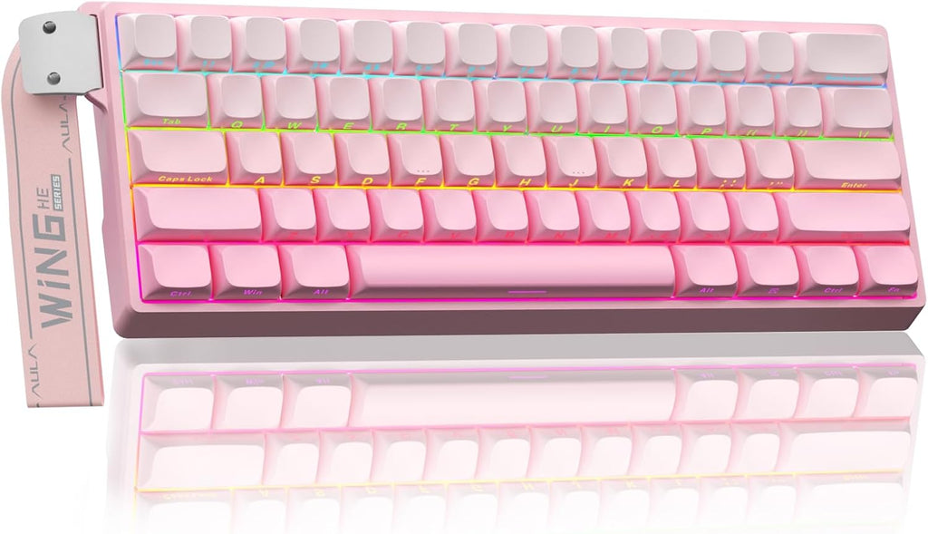 Aula WIN60 HE - 60% Mechanical Gaming Keyboard Wired - Gradient Pink