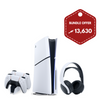 PS5 Slim Disk Version Bundle - Extra Controller, Charging Station & PULSE 3D Wireless Headset