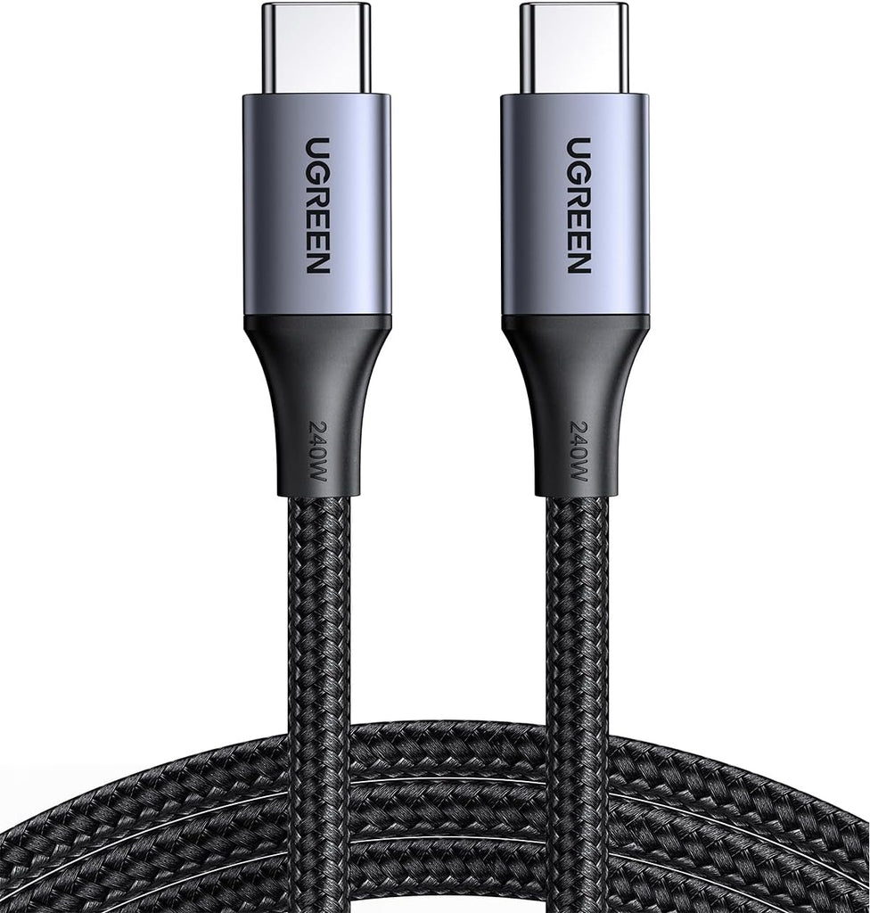 UGREEN 240W USB C Cable PD3.1 USB C to USB C Cable Nylon Braided