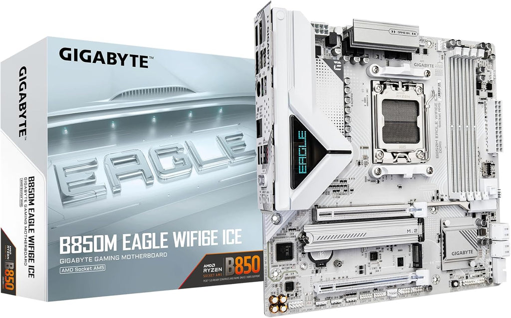 GIGABYTE B850M Eagle WIFI6E ICE AMD AM5 Motherboar d