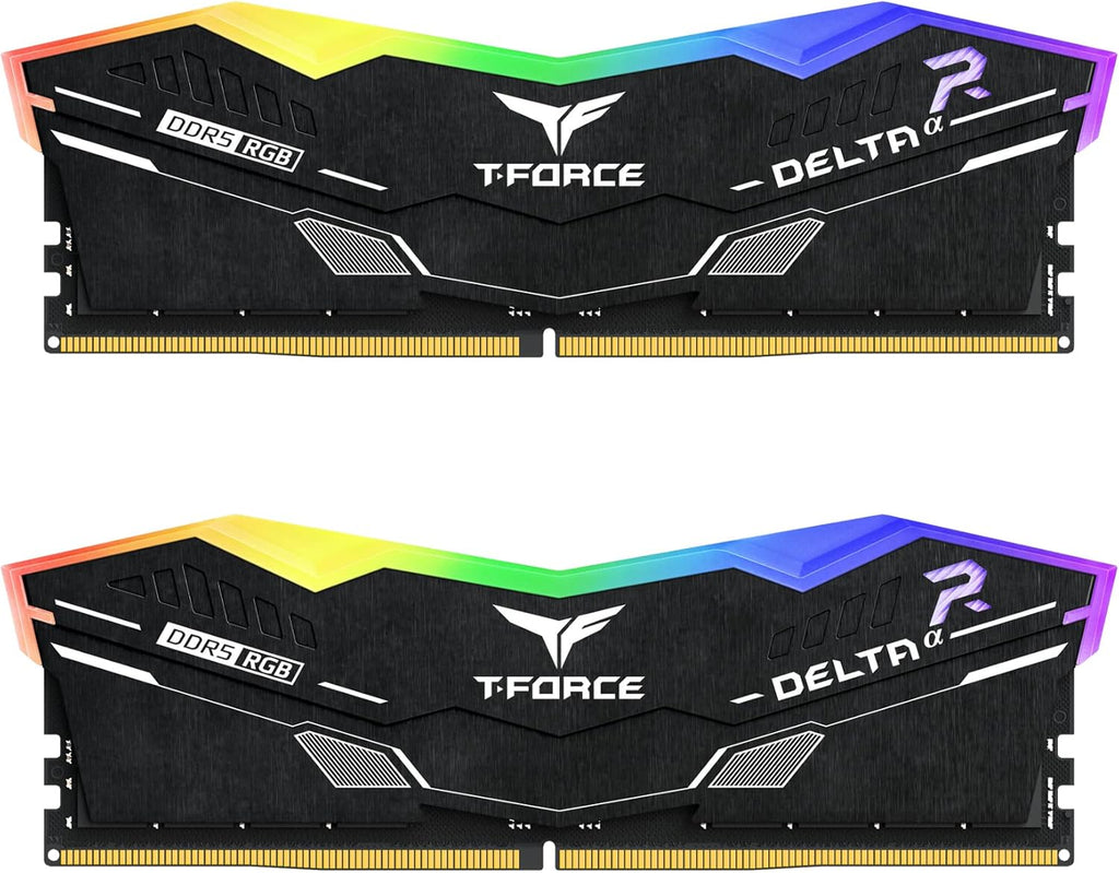 T-Force Delta Alpha RGB DDR5 Ram 32 GB Kit (2x16GB) 6000MHz CL30 - White