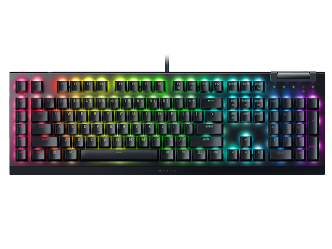 Razer BlackWidow V4 X Mechanical Keyboard- Green Switches Tactile & Clicky