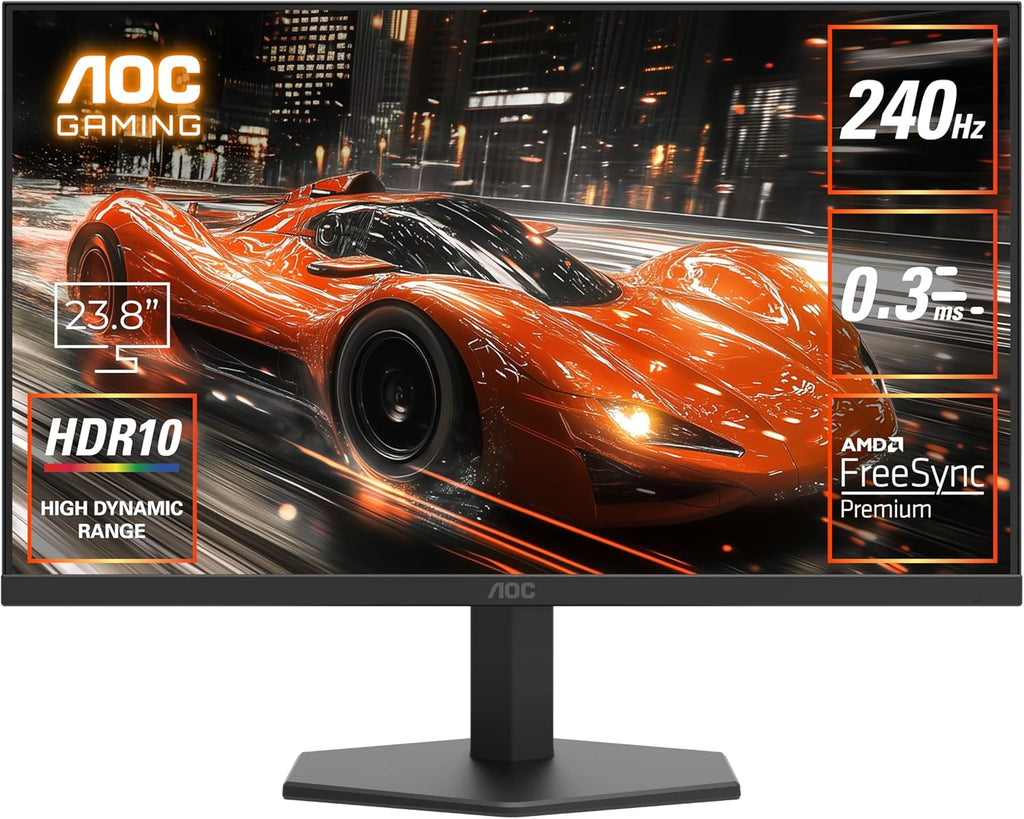 AOC 24G11ZE 23.8″ FHD IPS 240Hz 0.3ms Gaming Monitor