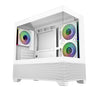 COOLER MASTER ELITE 490 TG ARGB ATX CASE - WHITE