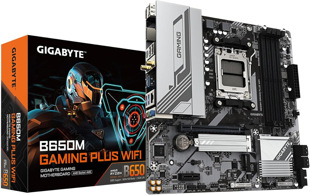GIGABYTE B650M GAMING PLUS WIFI AMD AM5 mATX Motherboard
