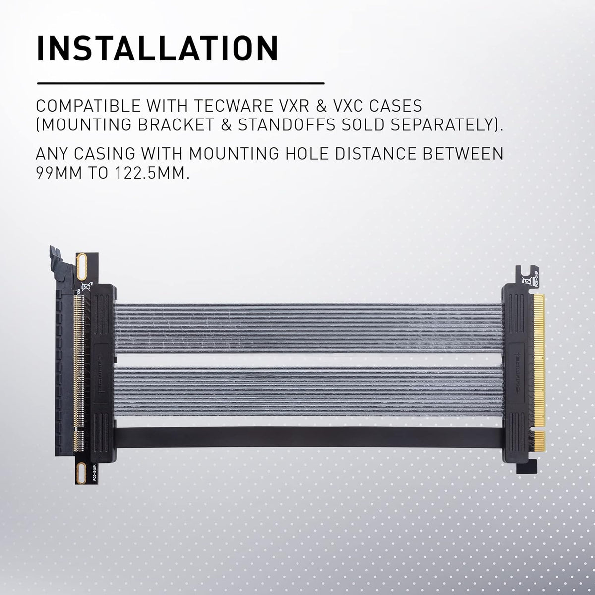 Tecware PCIE GEN 4.0 Riser Cable 20 cm (180 degree) – TechnicaMV