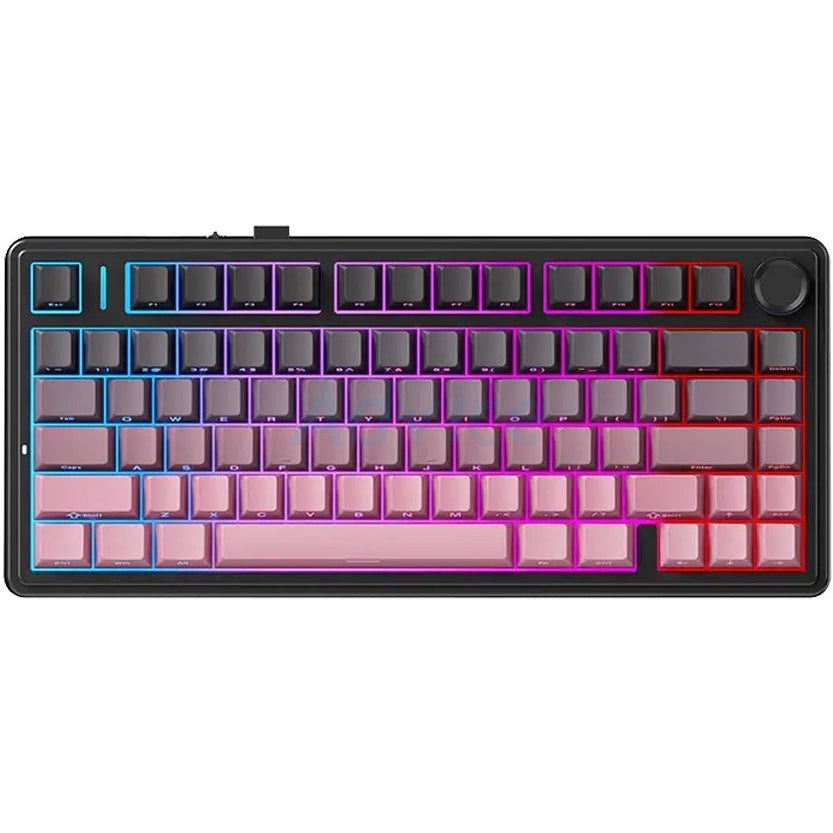AULA F75 Pro Wireless - Black & Pink Gradient