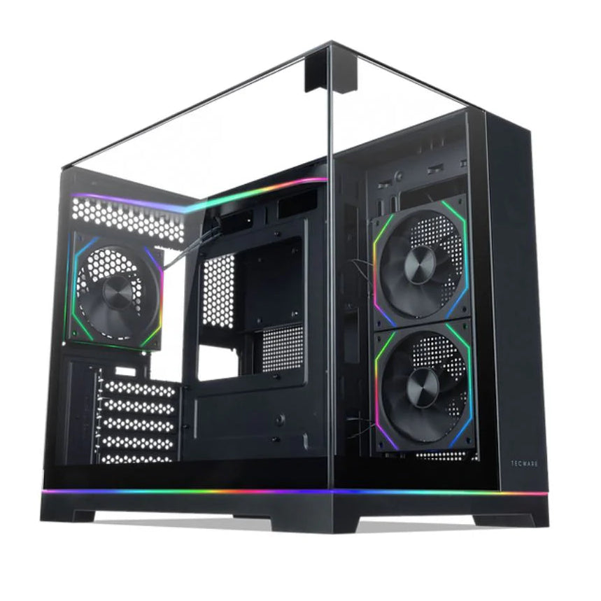 TECWARE VX PRISM M TG MATX PC CASE - BLACK