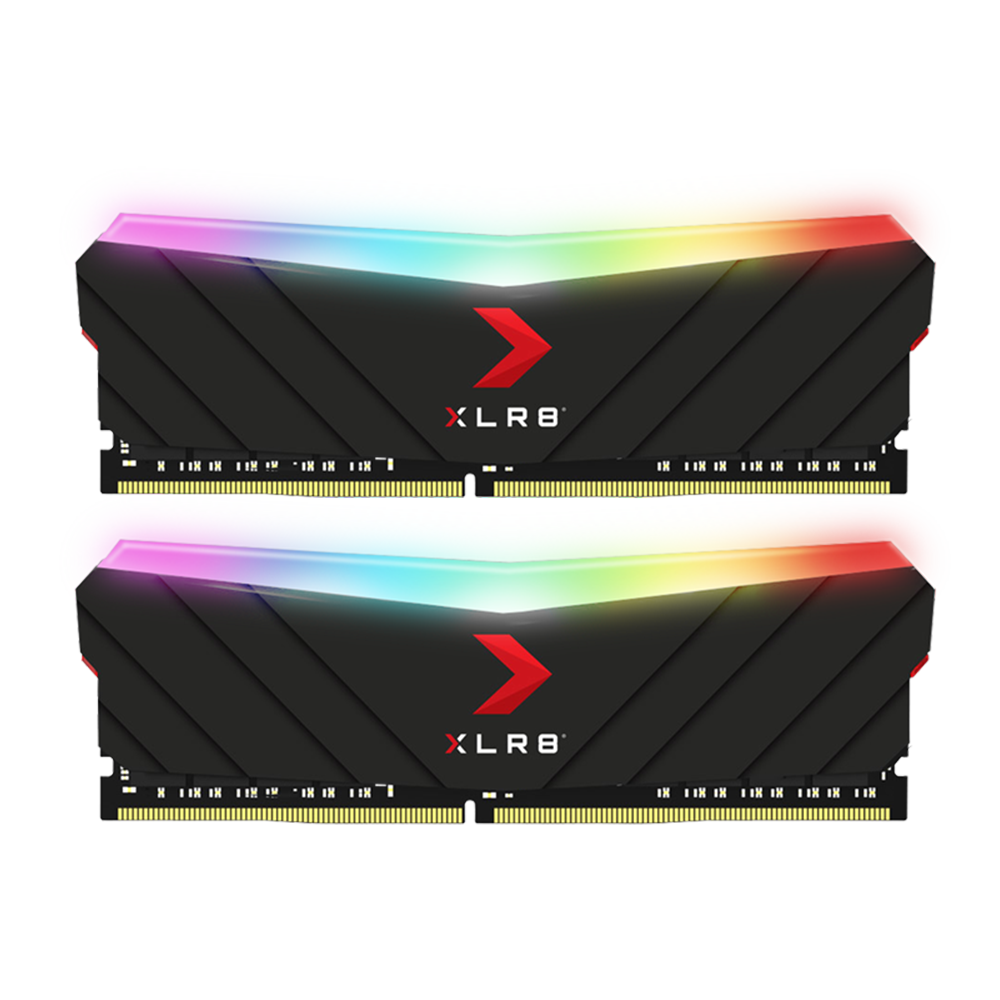 PNY 32GB XLR8 Gaming EPIC-X RGB 3200 MHz Desktop  RAM (2 x16GB) - CL16