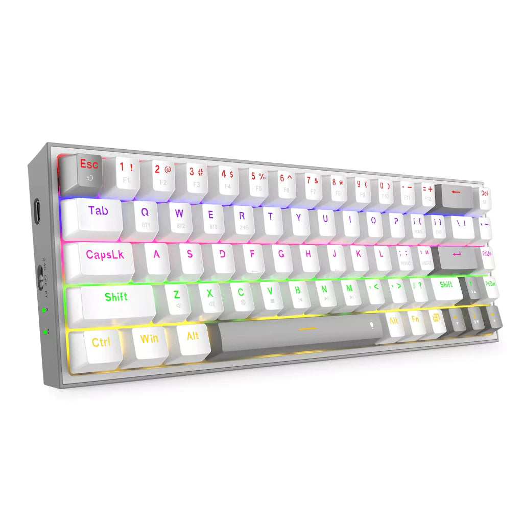 Redragon K705 LENA PRO 60% Wireless RGB Gaming Keyboard ( White )