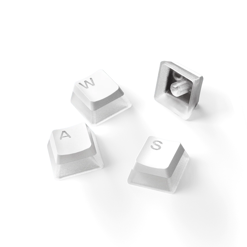 SteelSeries PRISMCAPS Double Shot PBT Keycap Set - White