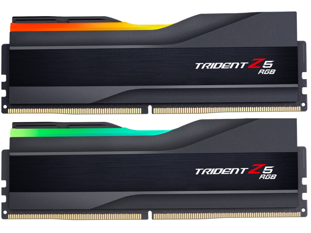 G.Skill Trident Z5 RGB Series DDR5 32GB (2x16GB) 6000MHz CL36 RAM -  Matte Black