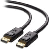 DisplayPort to DisplayPort Cable (DP to DP Cable) 6 Feet - 4K Resolution Ready